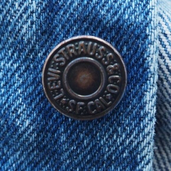 Levi's 70506-0216 Type III Vintage 70s 80s Denim Trucker Jacket Men's 42R - Picture 11 of 11